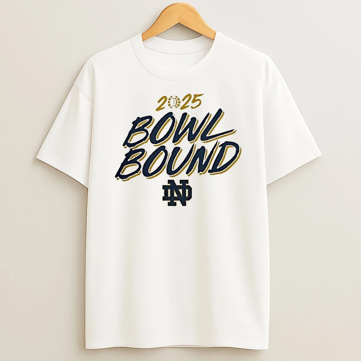 Bowl Season 2025 Notre Dame Fighting Irish Football Bound Tshirt Hoodie
