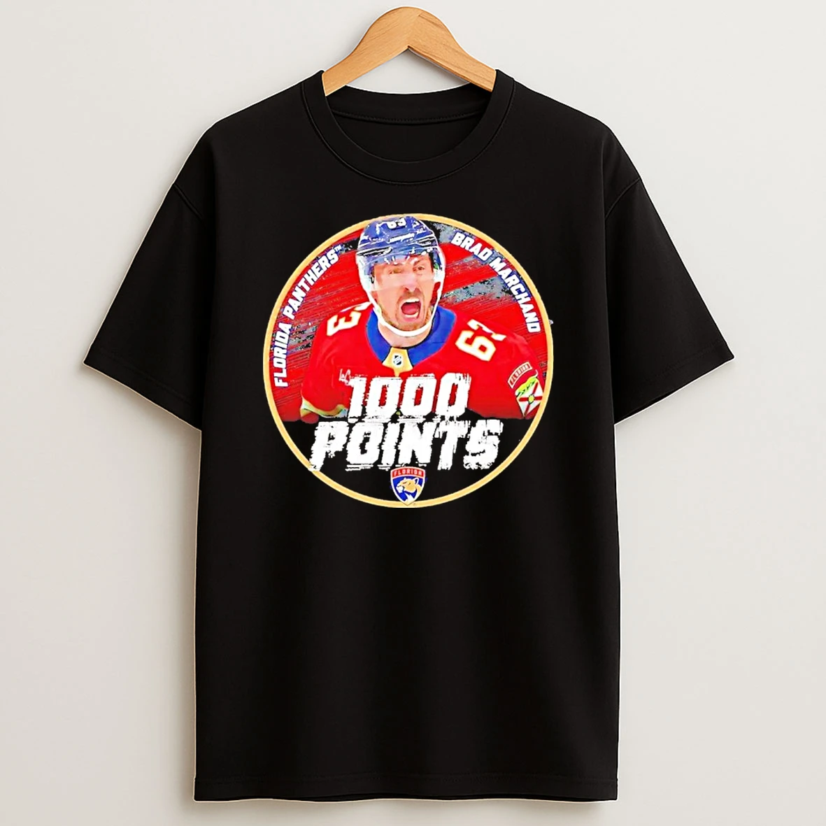 Brad Marchand 1000 Points Tshirt Hoodie