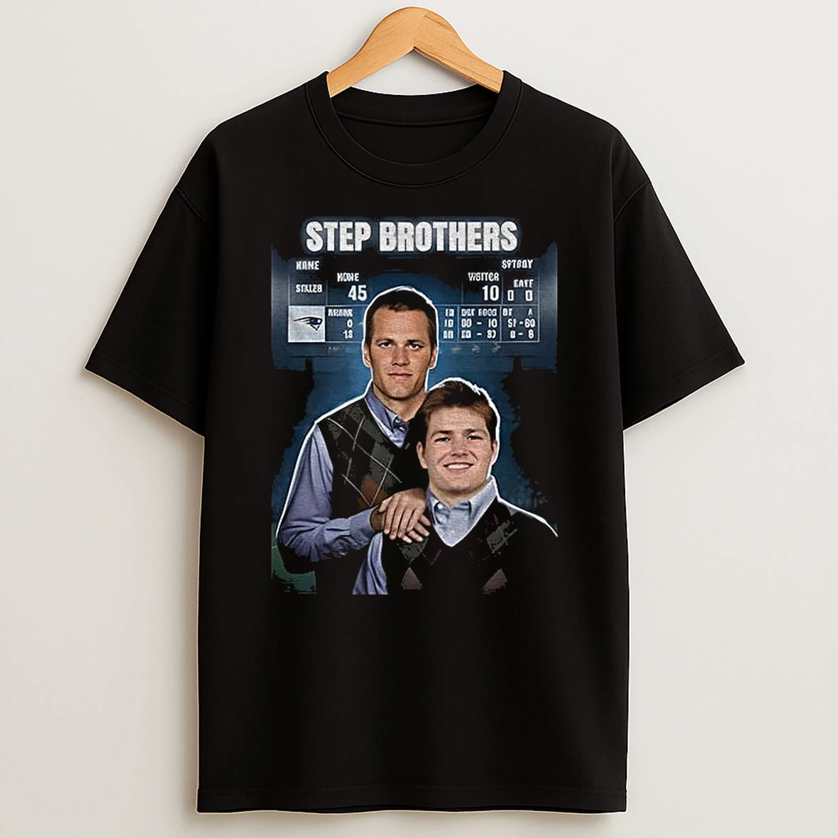 Brady And Maye New England Patriots Nfl Football Stepbrothers Photo Tshirt Hoodie