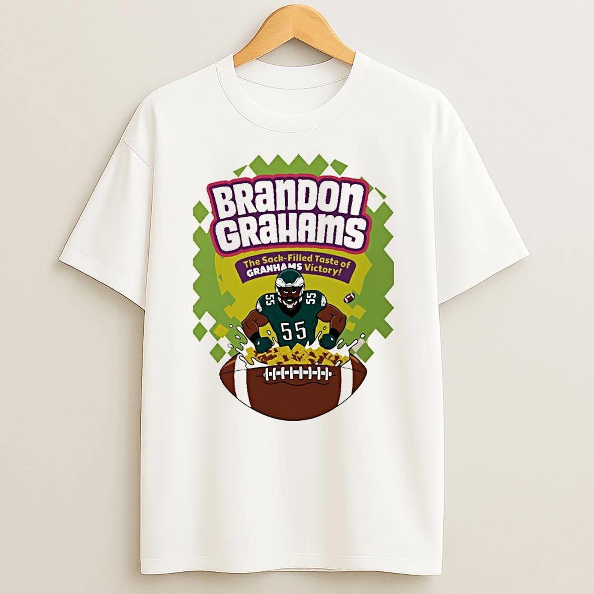 Brandon Grahams Philadelphia Eagles The Sack Filled Taste Of Granhams Victory Circle Tshirt Hoodie