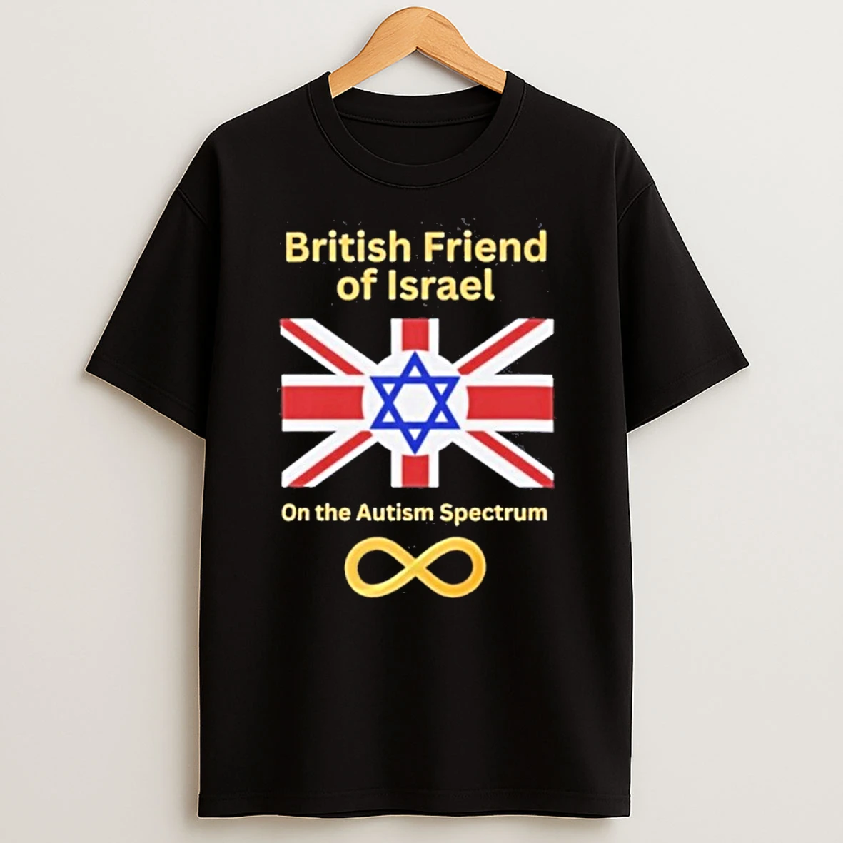 British Friend Of Israel On The Autism Spectrum Tshirt Hoodie