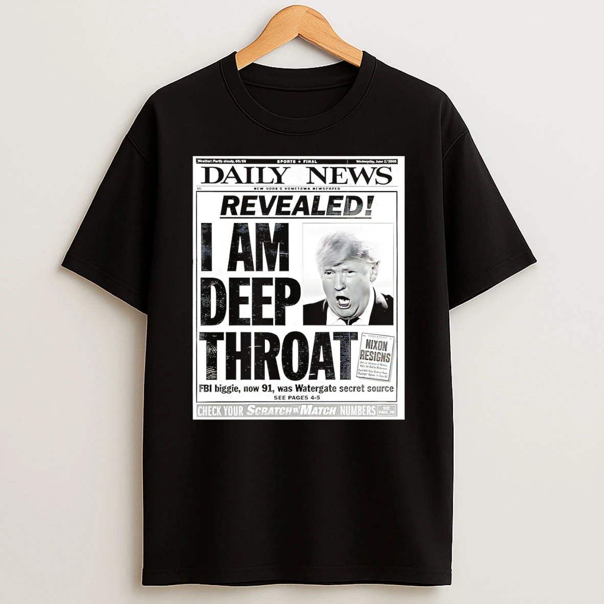 Bubba Trump Daily News Revealed I Am Deep Throat Tshirt Hoodie