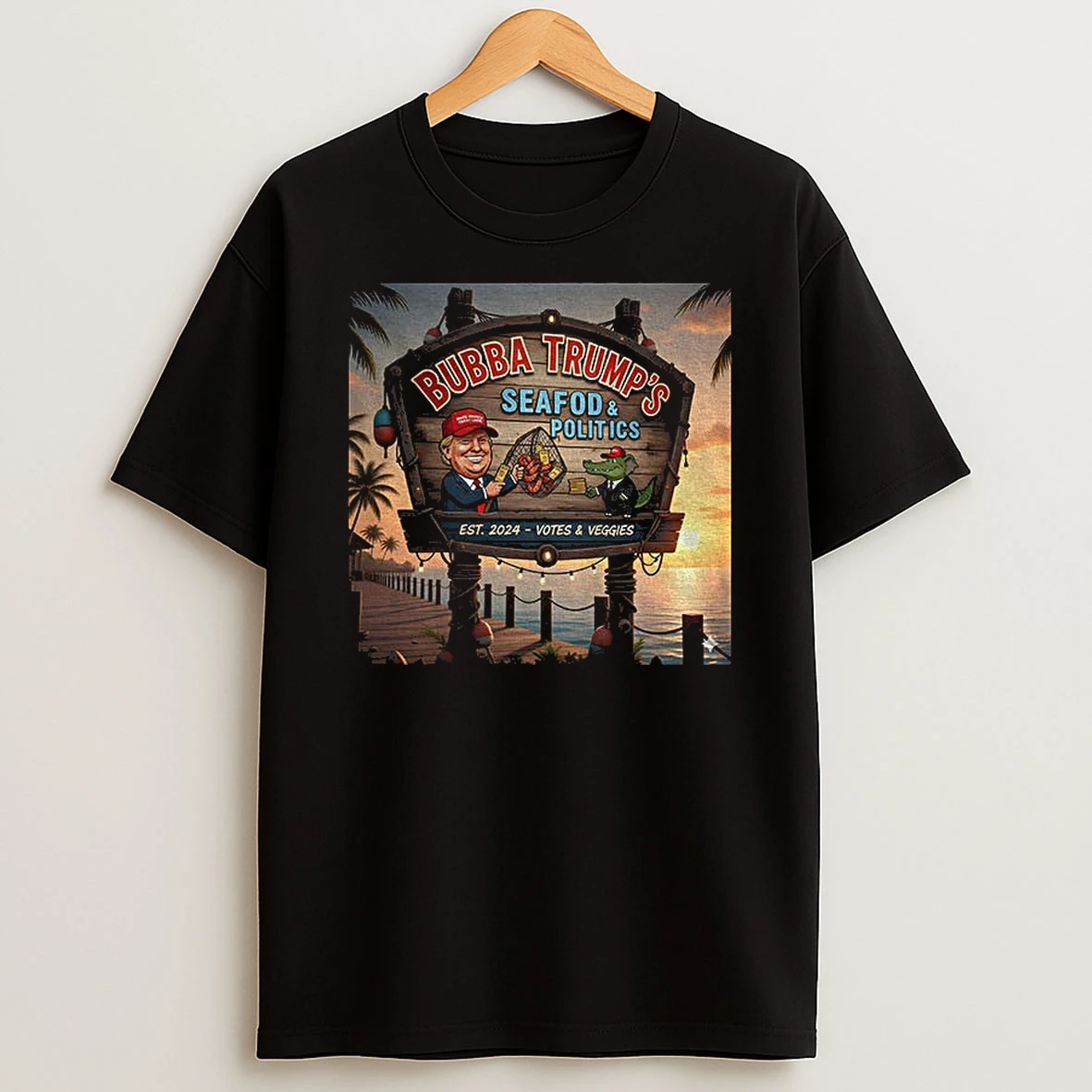 Bubba Trumps Seafood And Politics Tshirt Hoodie