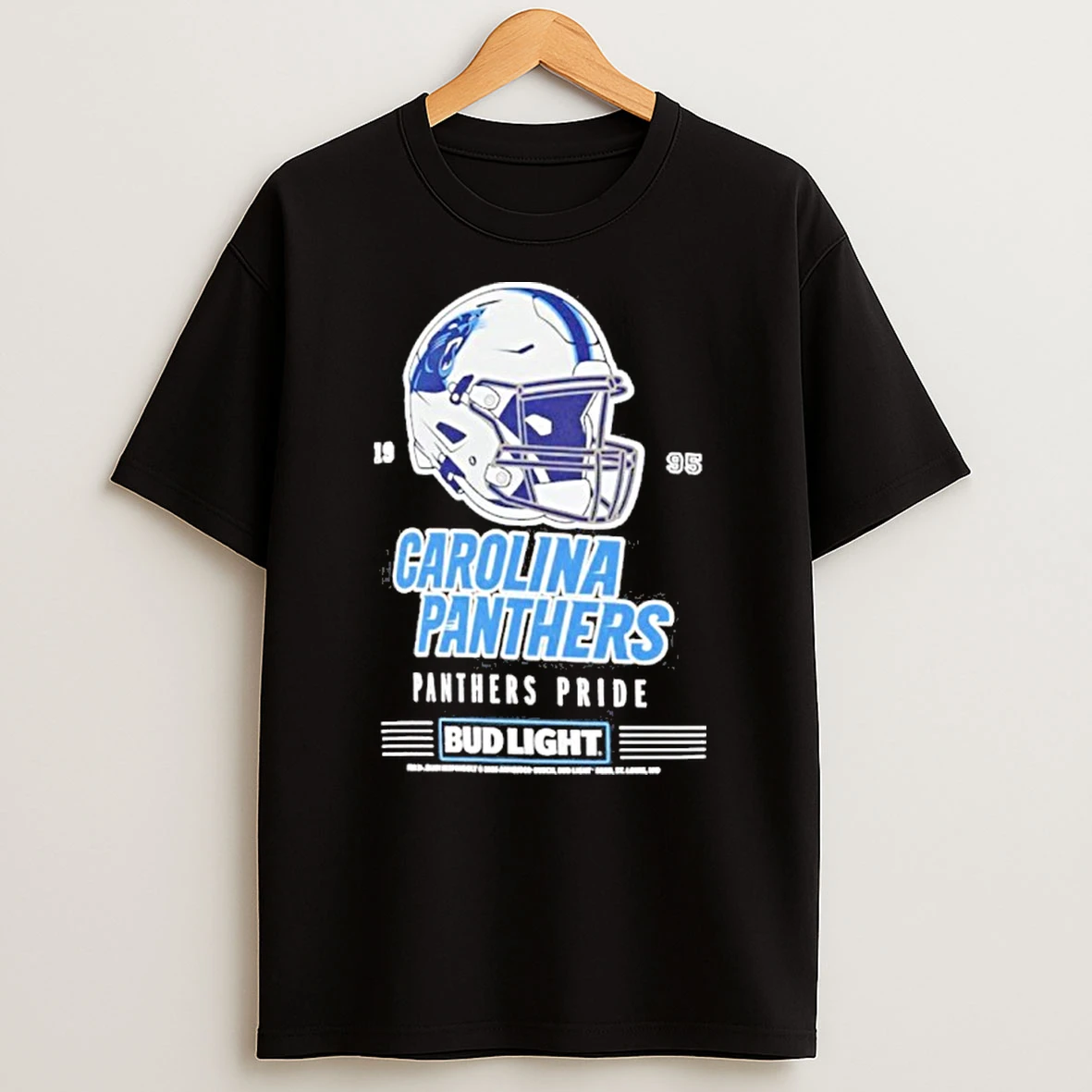 Bud Light X Carolina Panthers Panthers Pride Helmet Tshirt Hoodie