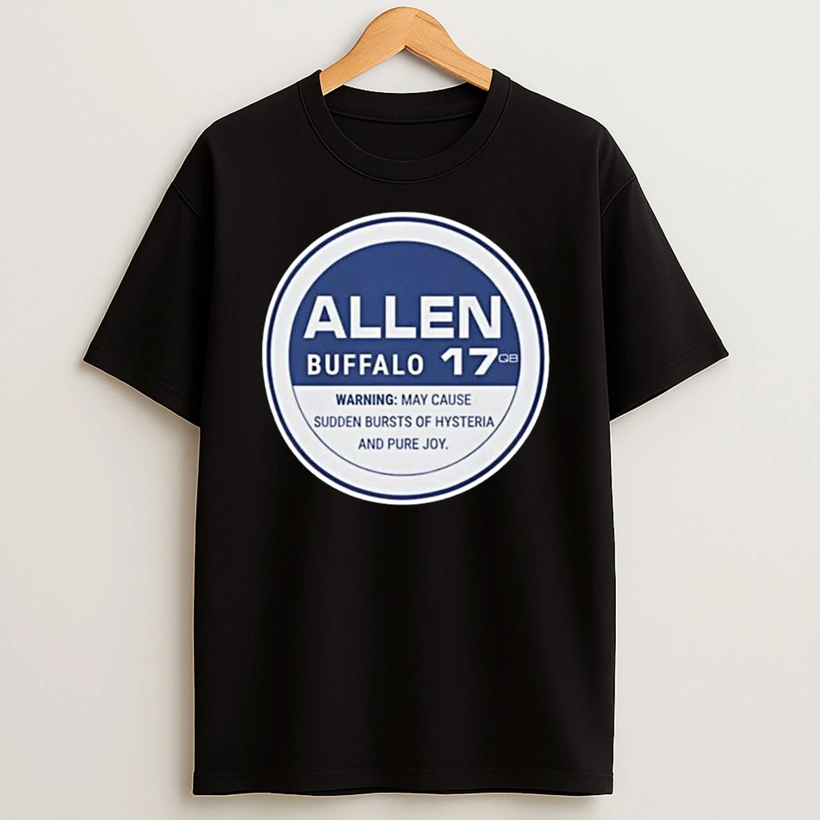 Buffalo Bills Allen 17 Hysteria And Pure Joy Tshirt Hoodie
