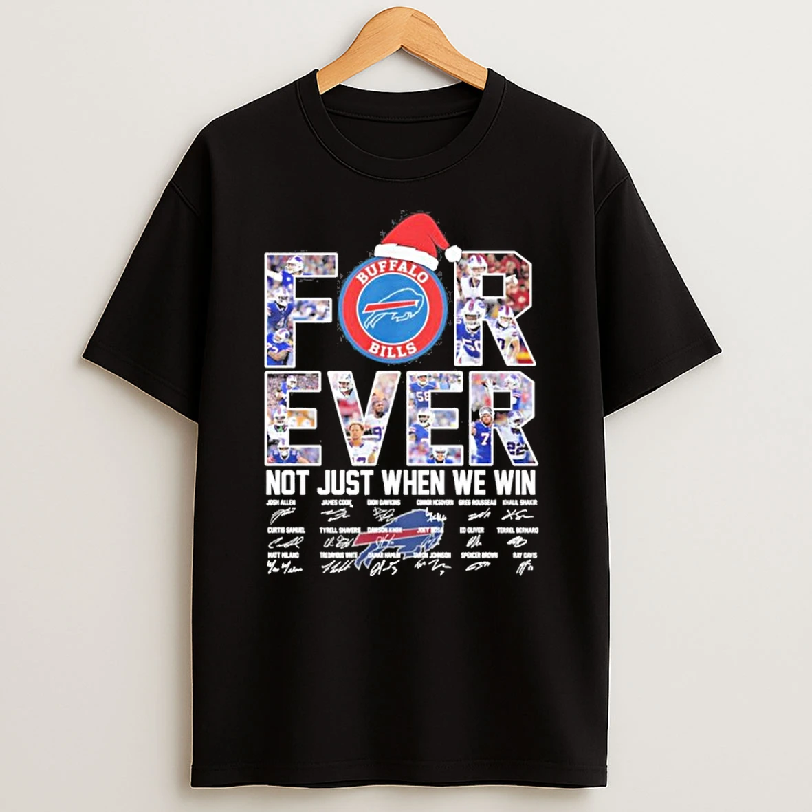 Buffalo Bills Christmas Forever Not Just When We Win Tshirt Hoodie