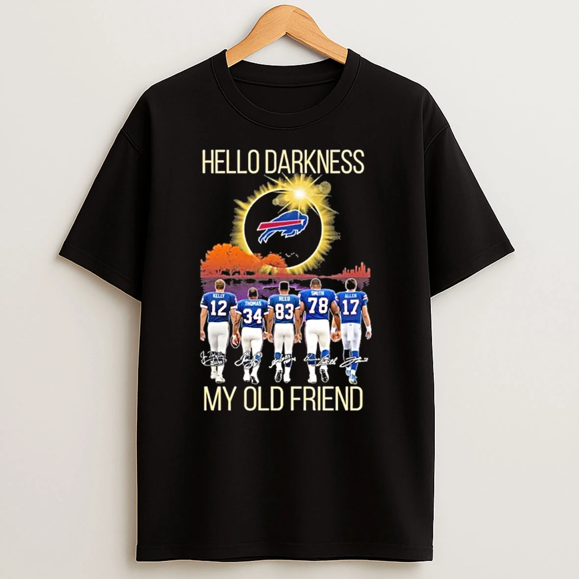Buffalo Bills Hello Darkness My Old Friend Tshirt Hoodie