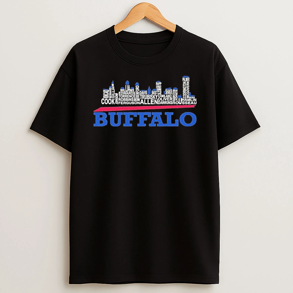 Buffalo City Text Tshirt Hoodie