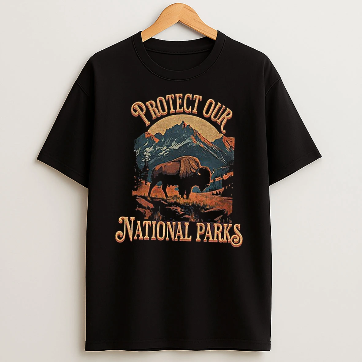 Buffalo Protect Our National Parks Vintage Tshirt Hoodie