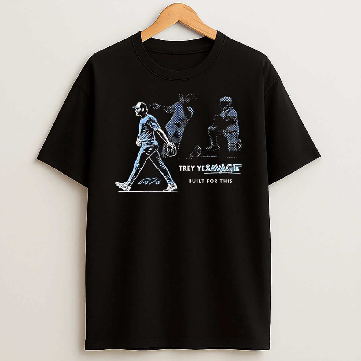 Built For This Trey Yesavage Toronto Blue Jays Signature Tshirt Hoodie