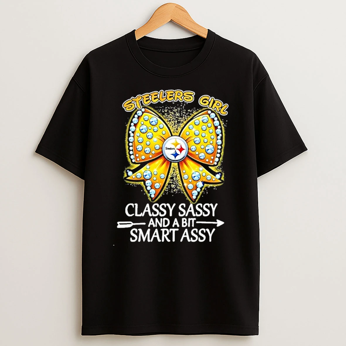 Butterfly Steelers Girl Classy Sassy And A Bit Smart Assy Tshirt Hoodie
