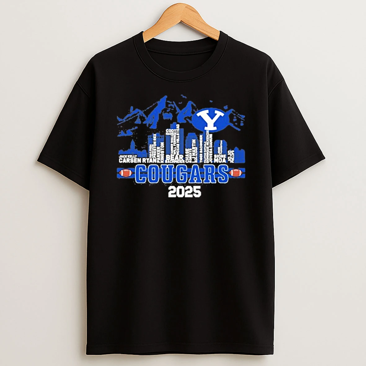 Byu Cougars Typo 2025 Logo City Vintage Tshirt Hoodie