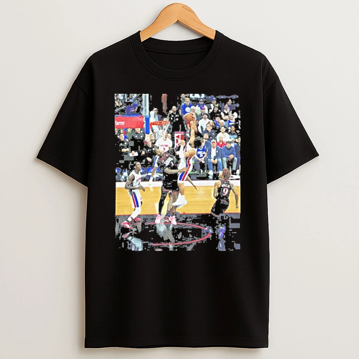 Cade Cunningham Dunking Over Drummond Tshirt Hoodie