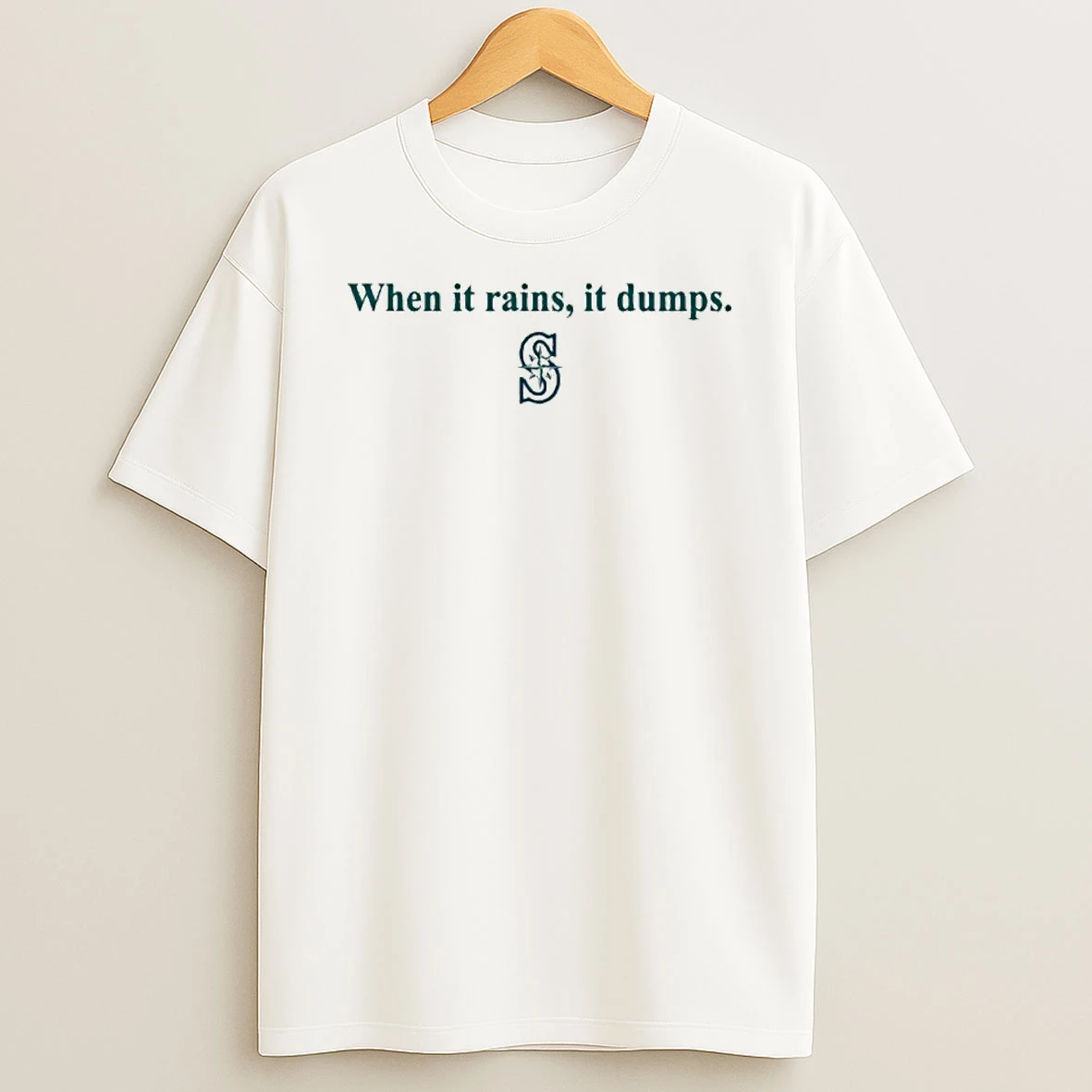 Cal Raleigh When It Rains It Dumps Tshirt Hoodie