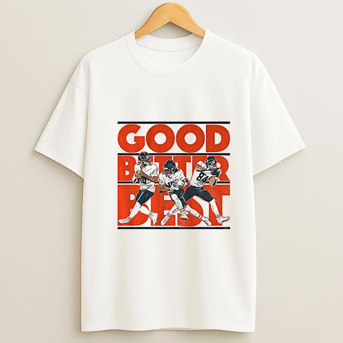 Caleb Williams Rome Odunze And Colston Loveland Chicago Bears Good Better Best Nfl Football Tshirt Hoodie