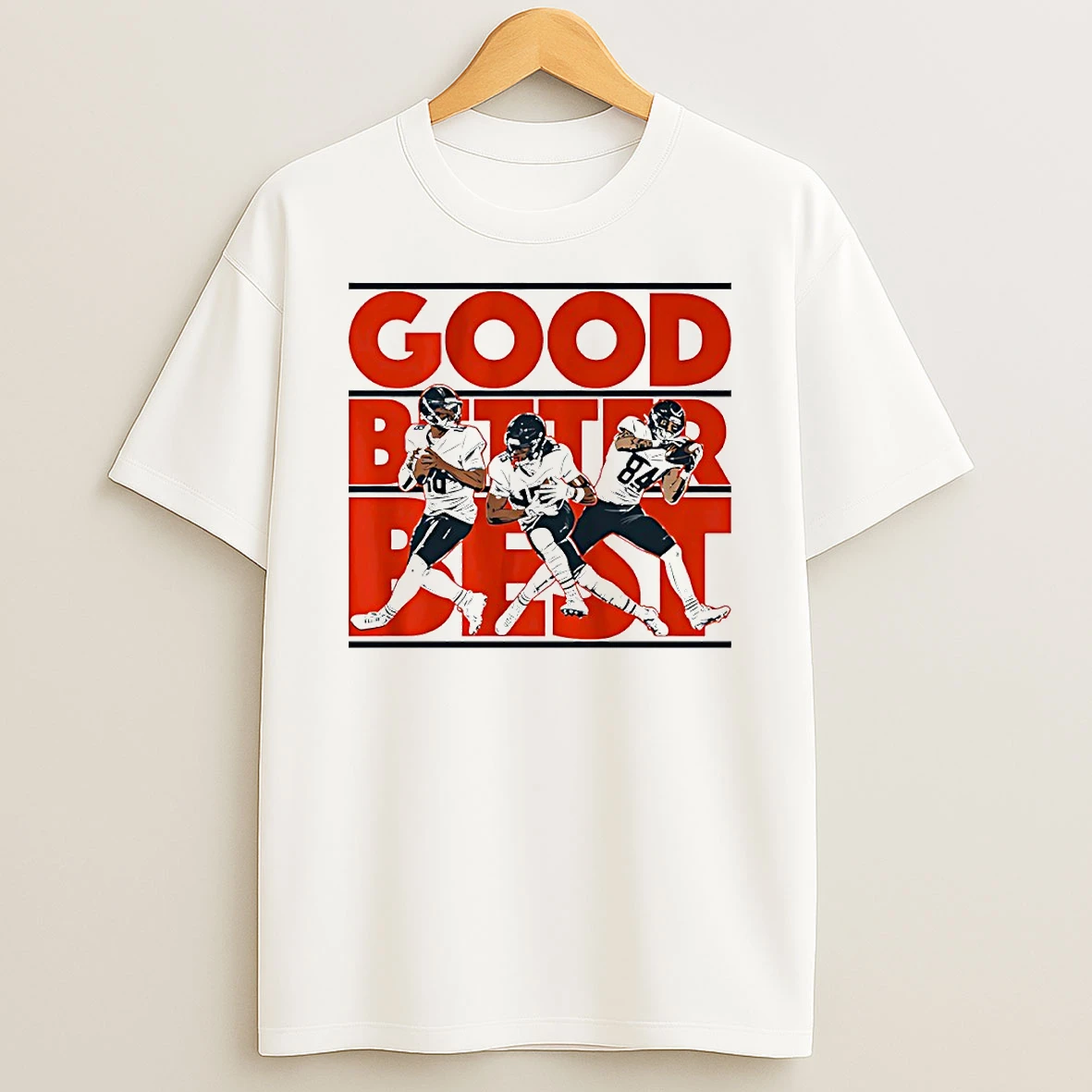 Caleb Williams Rome Odunze And Colston Loveland Good Better Best Chicago Bears Circle Tshirt Hoodie