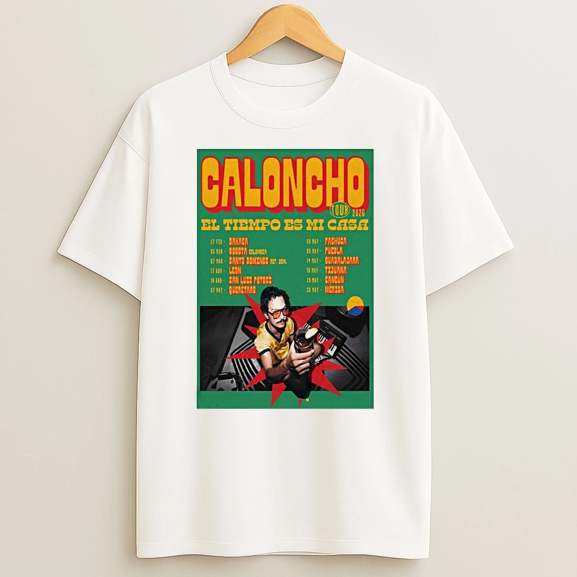 Caloncho El Tiempo Es Mi Casa Tour 26 Tshirt Hoodie