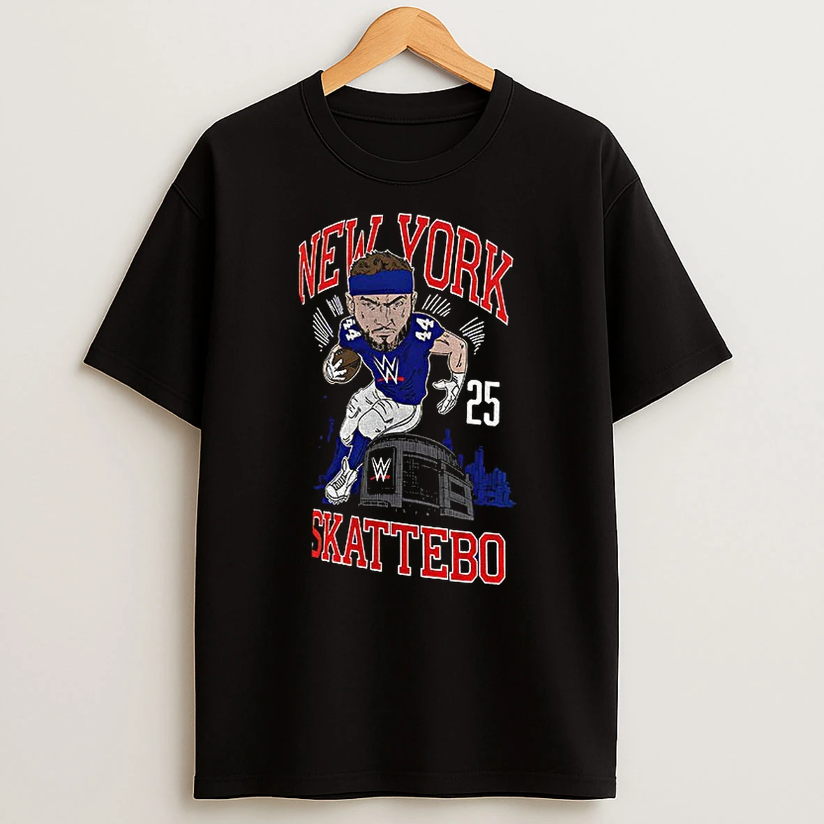 Cam Skattebo New York Giants Football Nfl X Wwe 2025 Tshirt Hoodie
