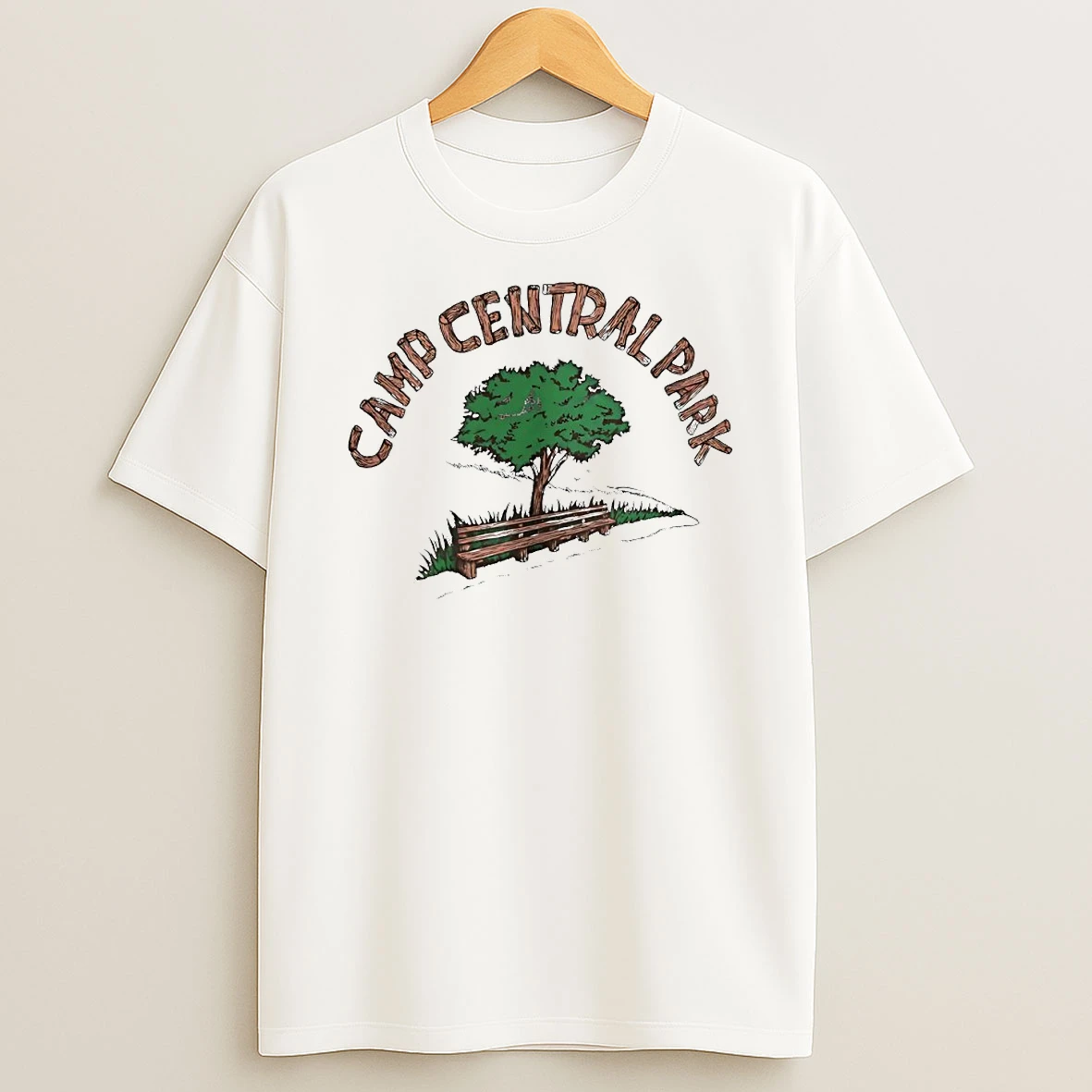 Camp Central Park 1981 Pink Fleece Circle Tshirt Hoodie