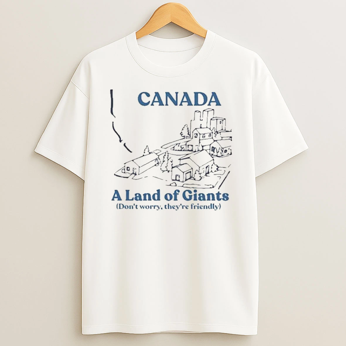 Canada A Land Of Giants Tshirt Hoodie