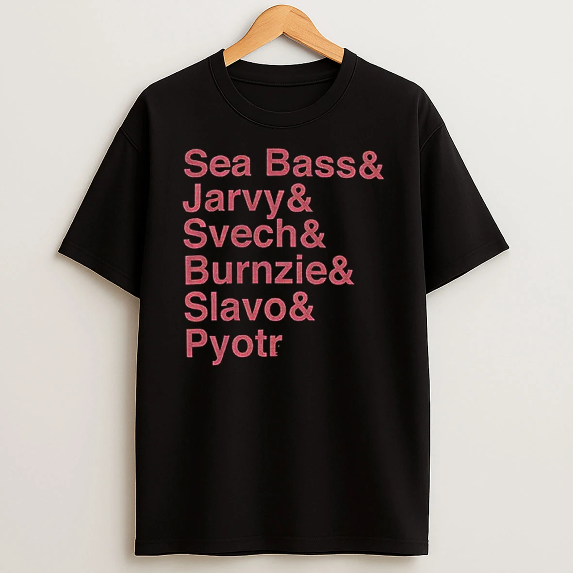 Carolina Hockey Ampersand Sea Bass Jarvy Svech Burnzie Slavo Pyotr Tshirt Hoodie