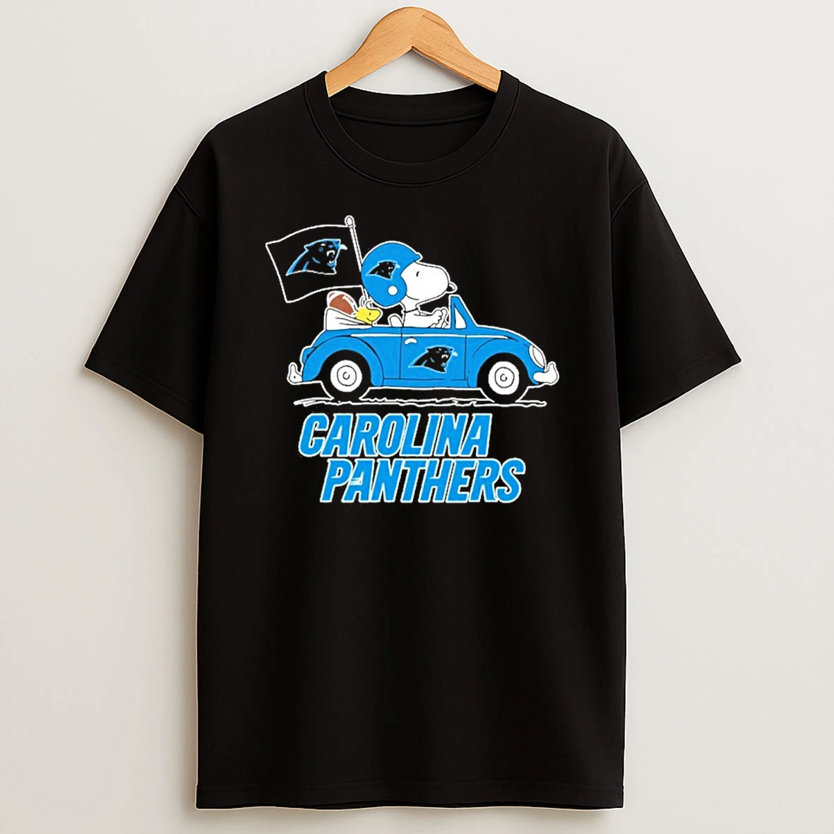 Carolina Panthers Football X Snoopy Drive Car Tshirt Hoodie