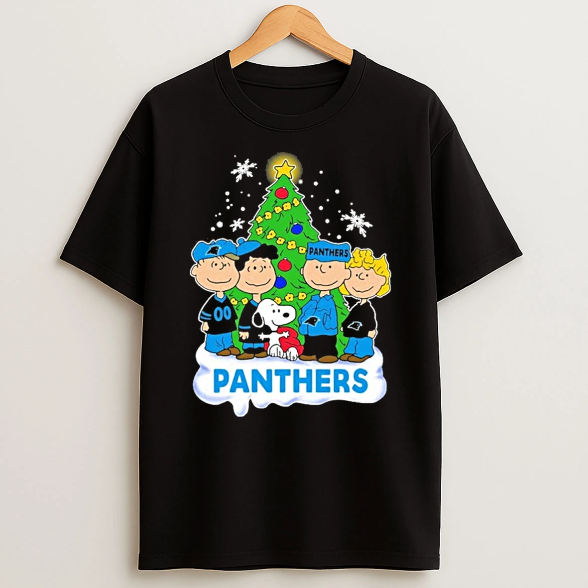 Carolina Panthers X The Peanuts Christmas 2025 Tshirt Hoodie
