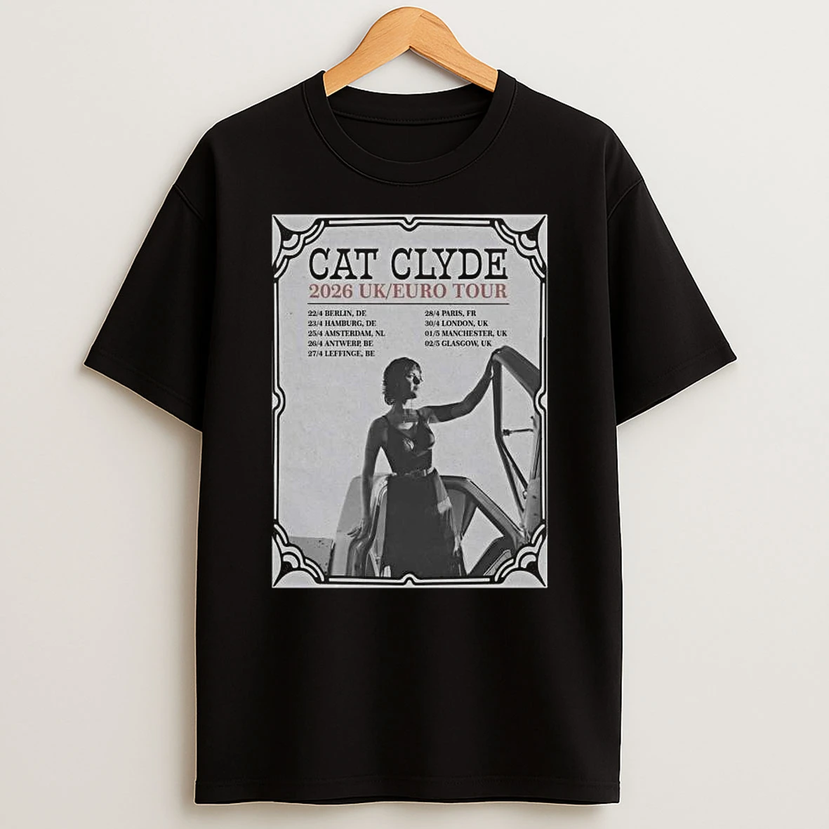 Cat Clyde 2026 Uk Eu Tour Tshirt Hoodie