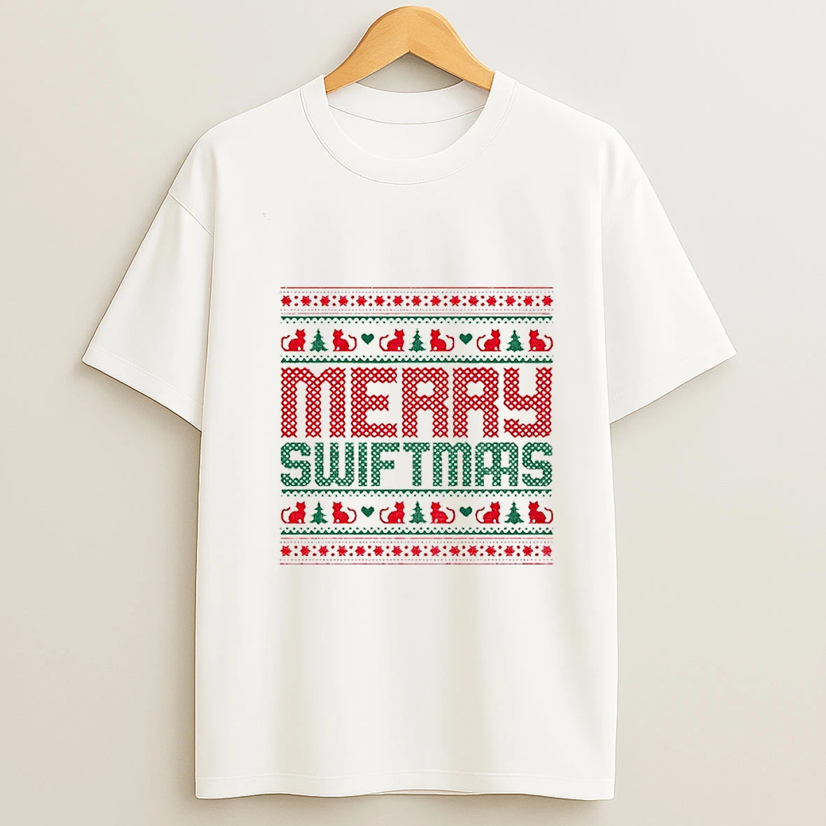 Cat Merry Swiftmas Merry Christmas Parody Tshirt Hoodie