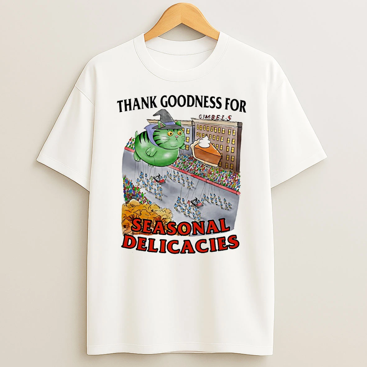 Cat Witch Thank Goodness For Seasonal Delicacies Circle Tshirt Hoodie