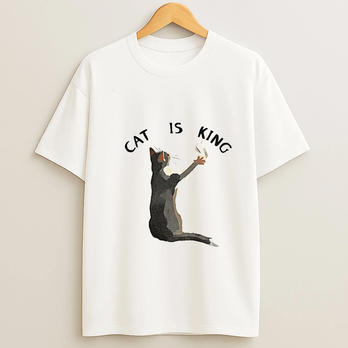 Cat Art Is King Funny Meme Tshirt Hoodie