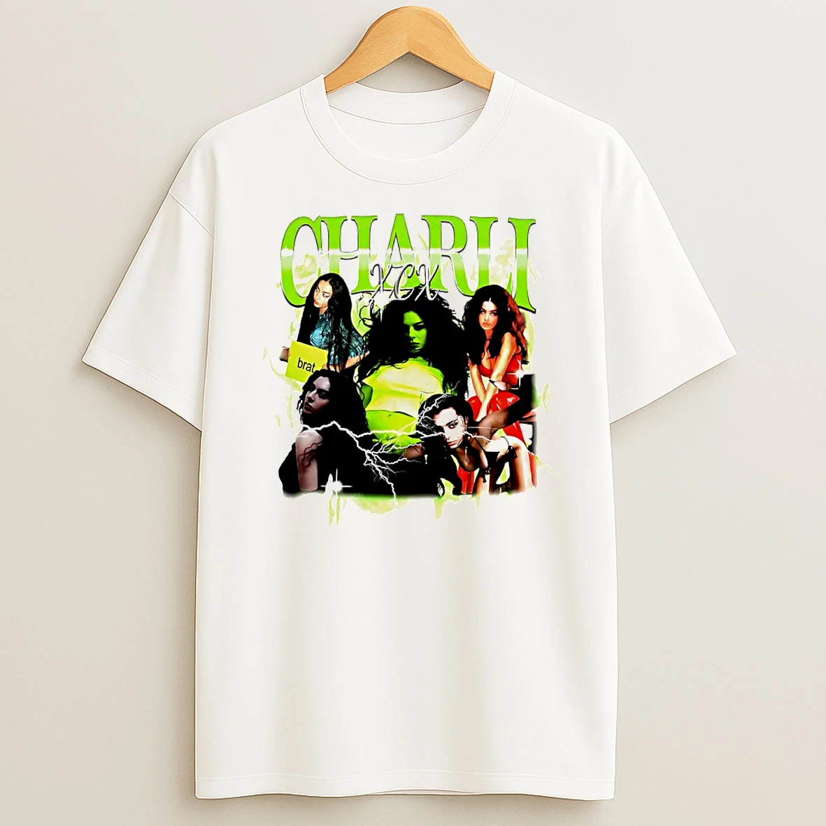 Charli Xcx Brat Graphic Circle Tshirt Hoodie