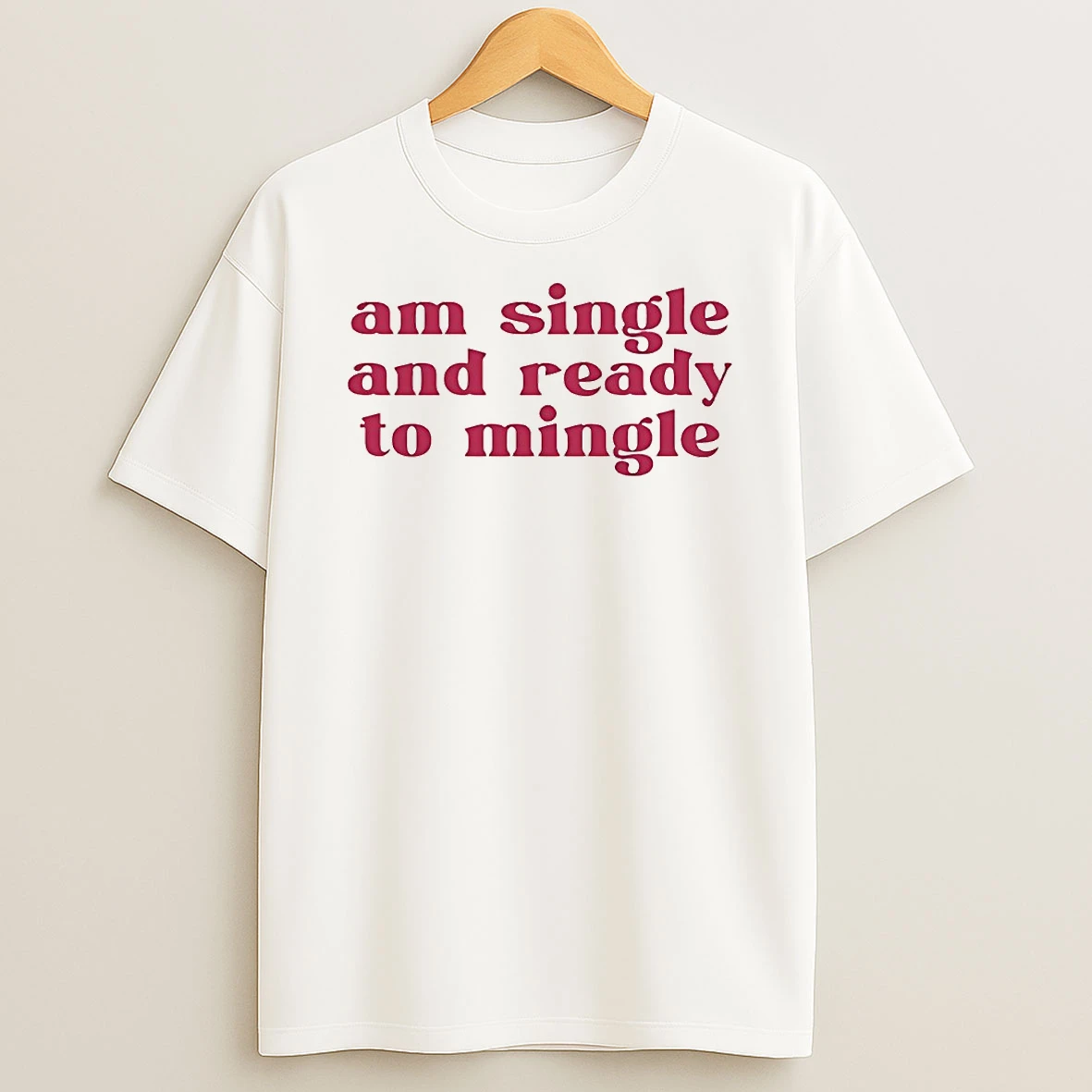 Charlotte Asaaba Am Single And Ready To Mingle Circle Tshirt Hoodie