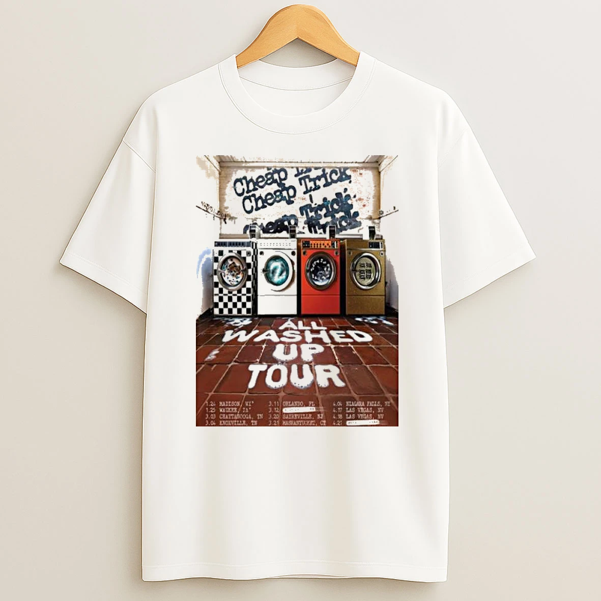Cheap Trick All Washed Up Tour 2026 Tshirt Hoodie
