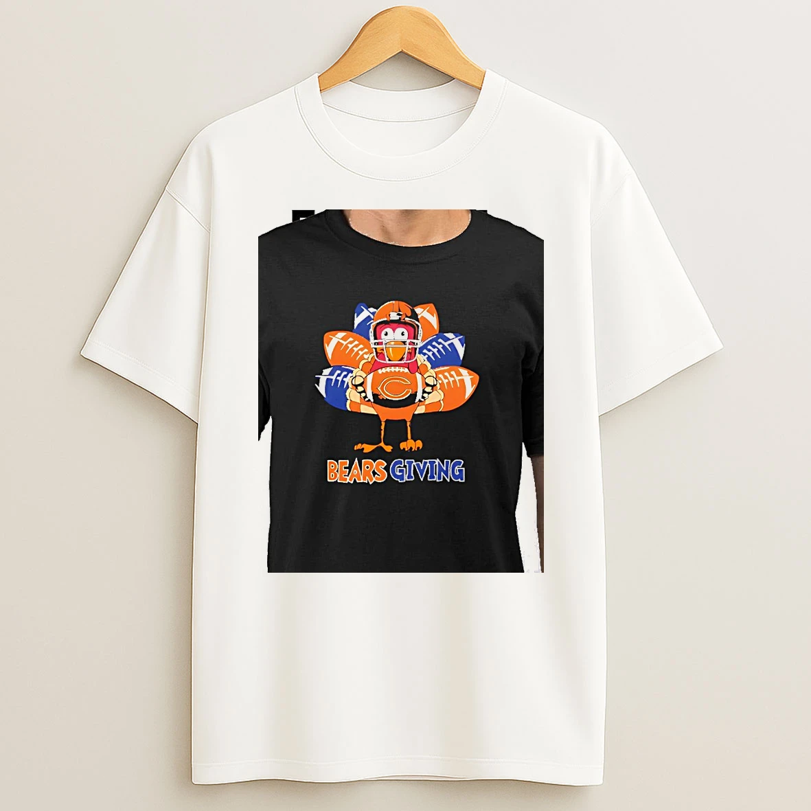 Chicago Bears Thanksgiving Turkey Tshirt Hoodie