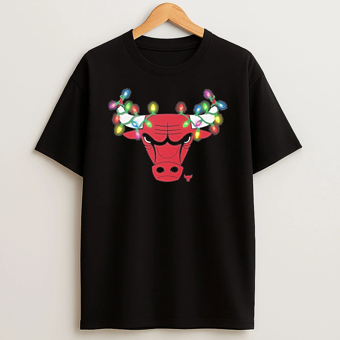 Chicago Bulls Logo Light Christmas Tshirt Hoodie