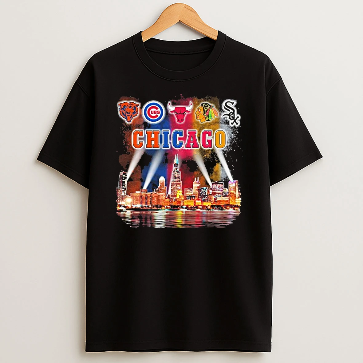 Chicago Team Sport City Tshirt Hoodie