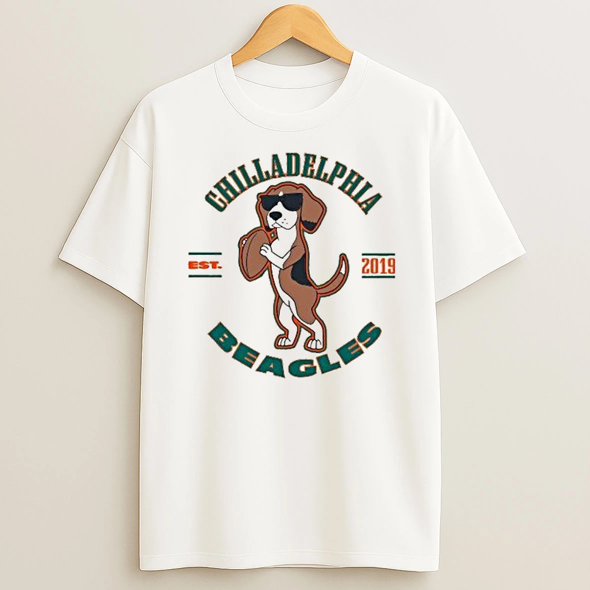 Chilladelphia Beagles Dog Tshirt Hoodie