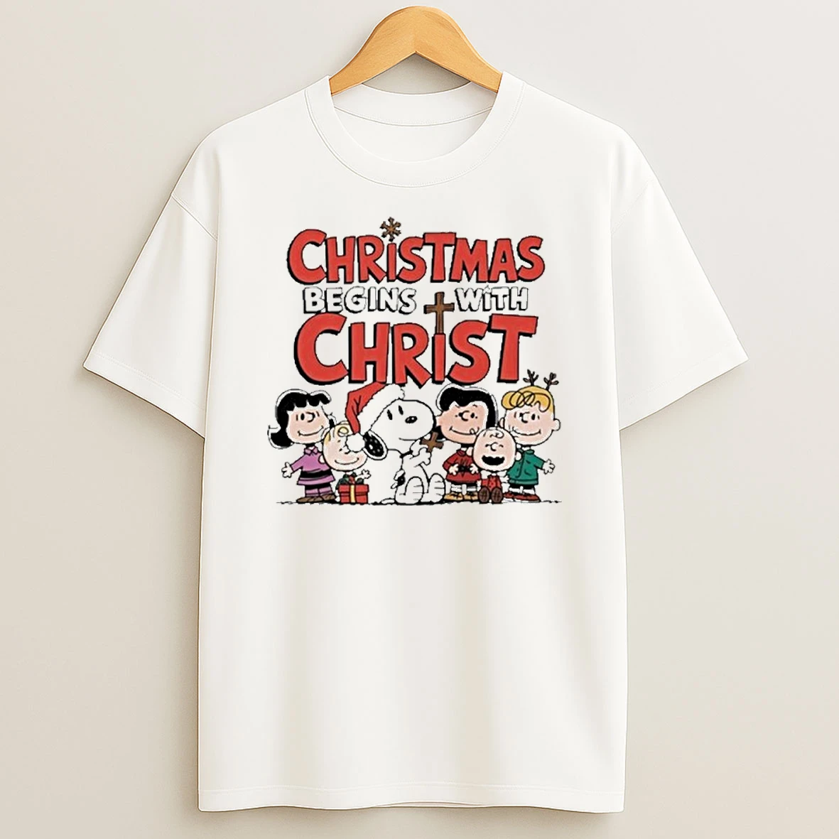 Christmas Being With Christ Peanuts Tshirt Hoodie