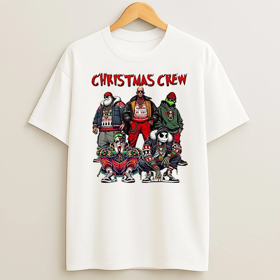 Christmas Crew Circle Tshirt Hoodie