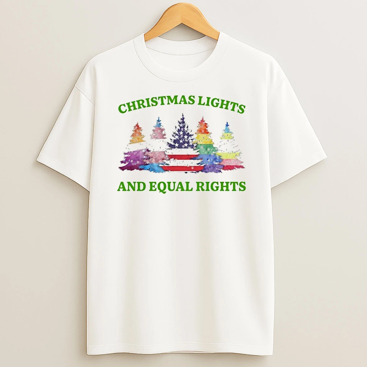 Christmas Lights And Equal Rights Tshirt Hoodie