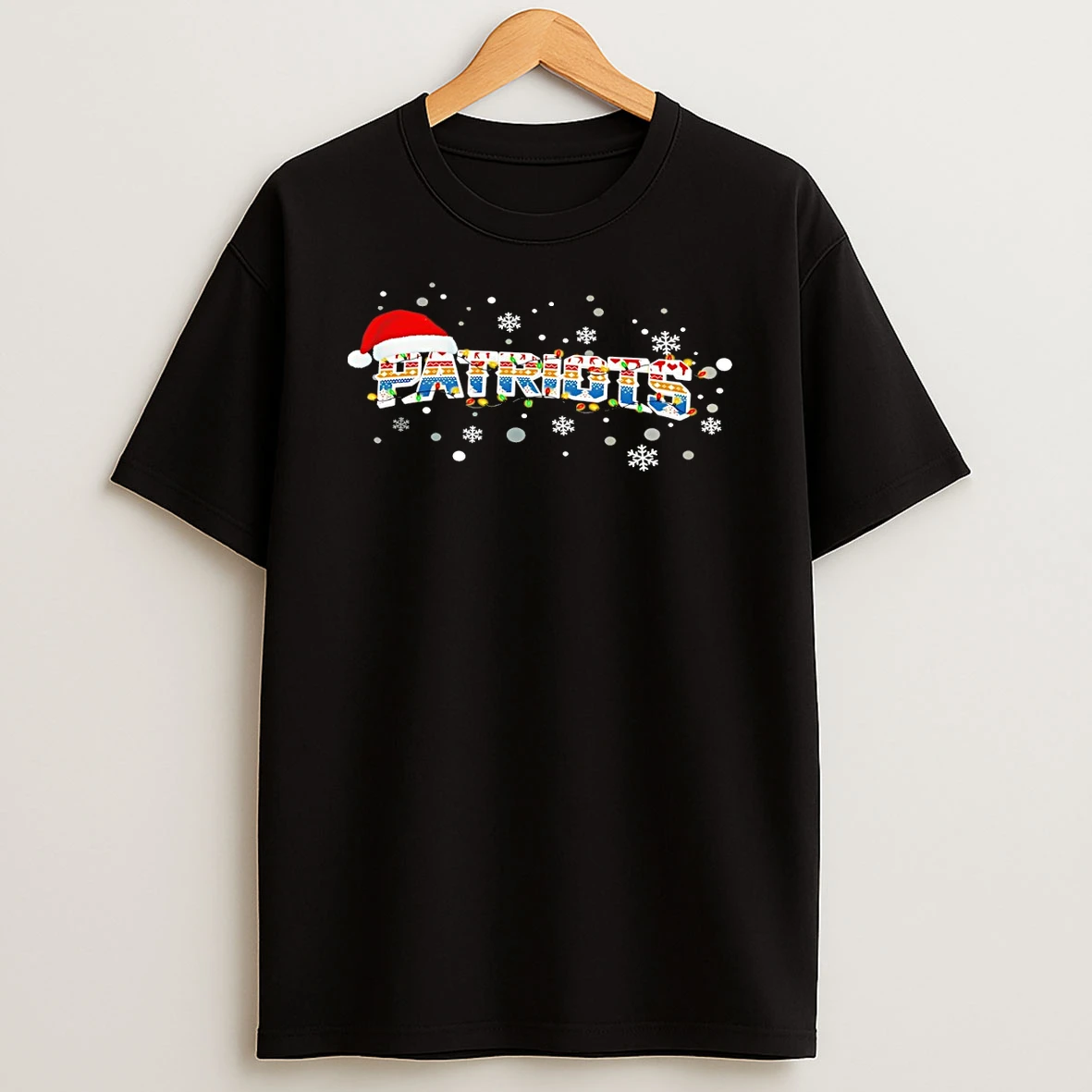 Christmas Santa Hat New England Patriots Football Nfl Tshirt Hoodie
