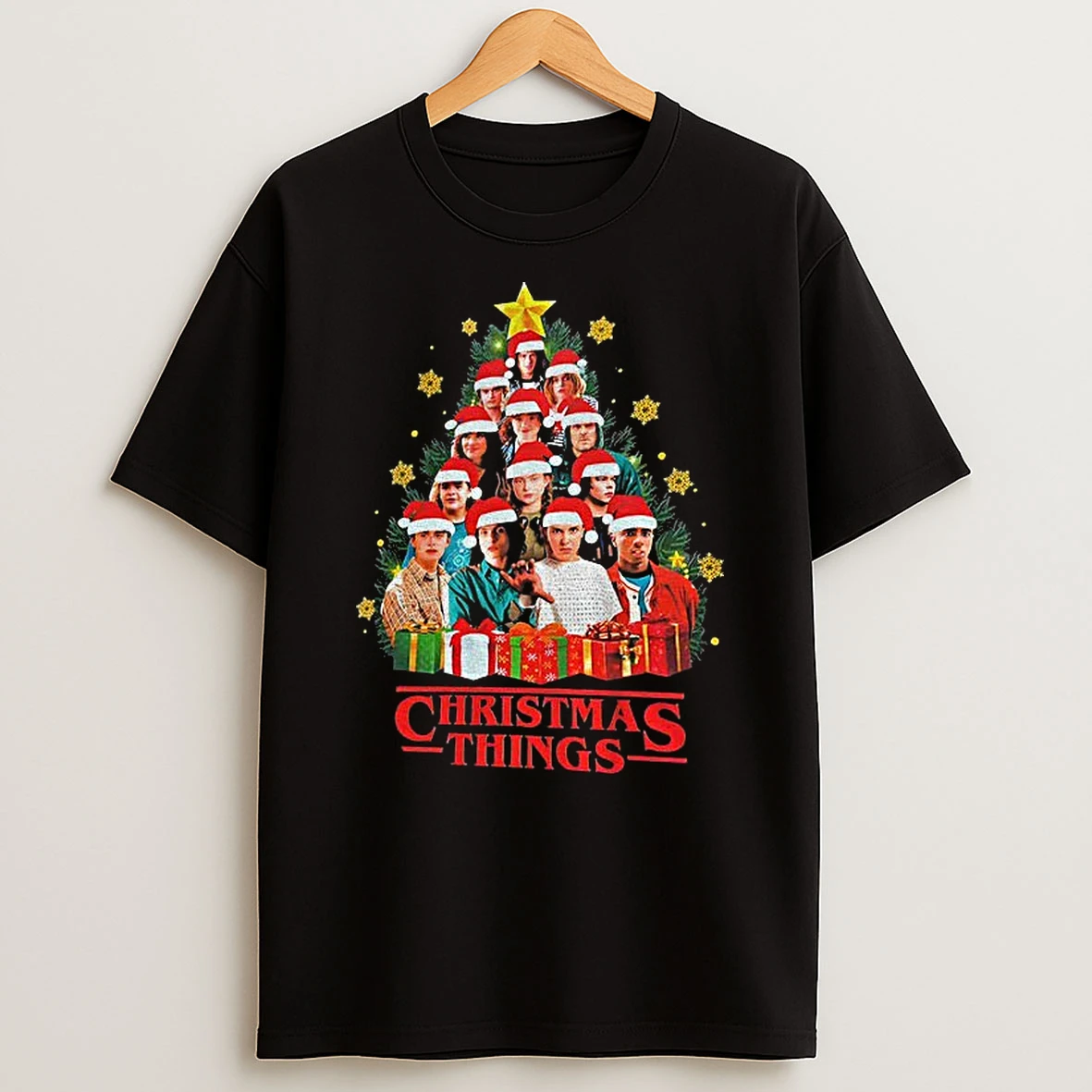 Christmas Things All I Want For This Christmas Is This Stranger Things Tshirt Hoodie