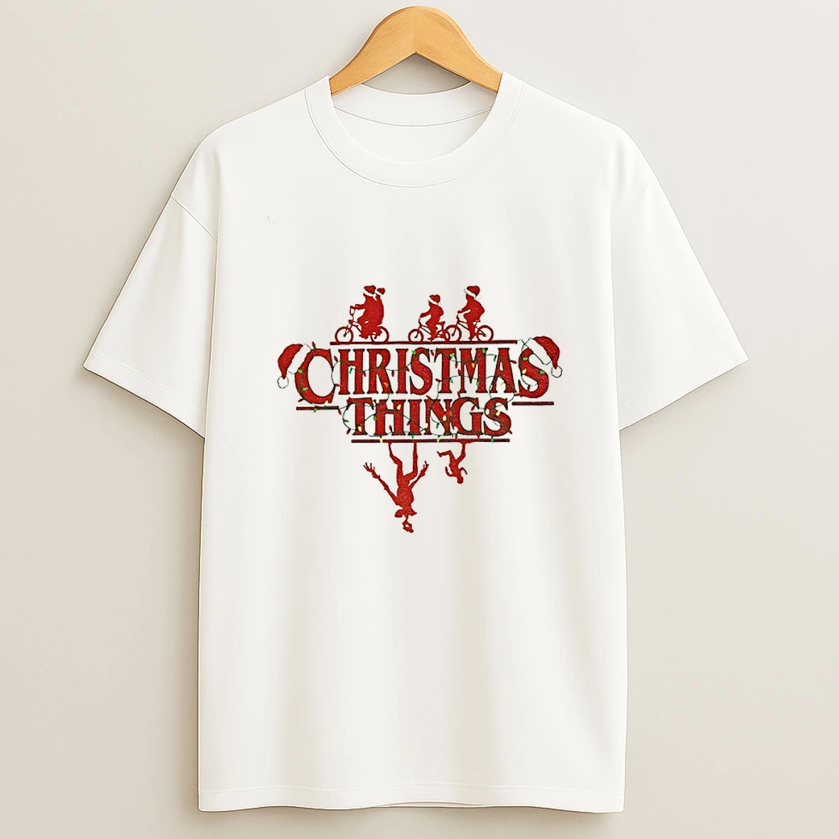 Christmas Things Horror Show Upside Down Xmas Merry Christmas 2025 Tshirt Hoodie