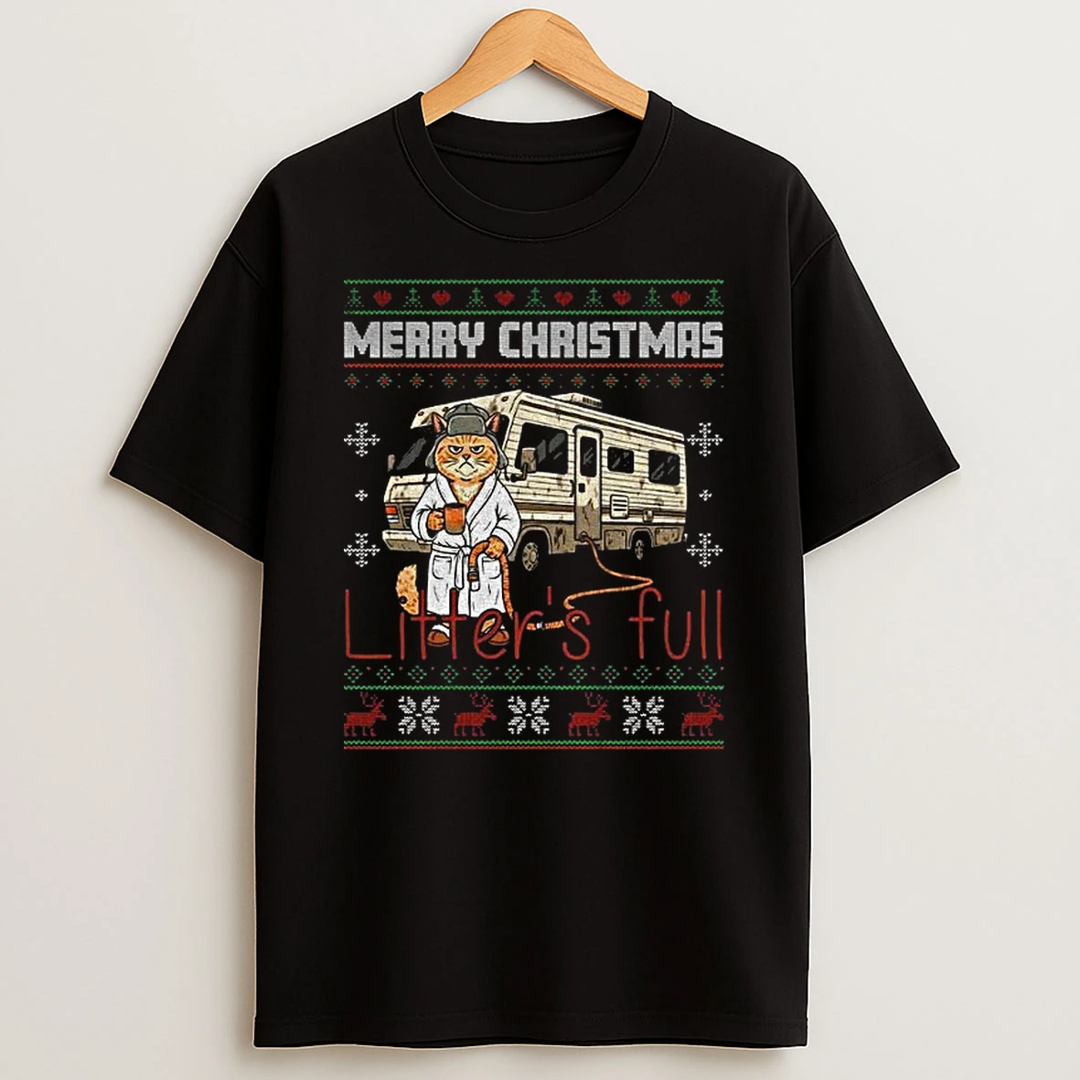 Christmas Vacation Parody Cat Litters Full National Lampoons Tshirt Hoodie