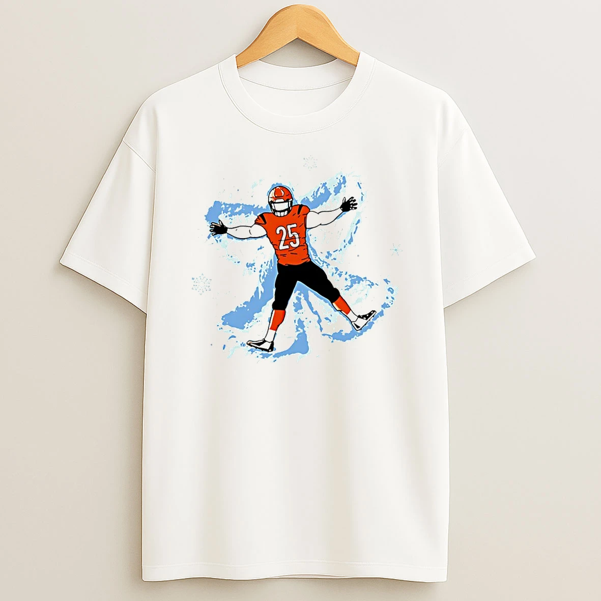 Cincinnati Bengals Football Snow Angel Circle Tshirt Hoodie