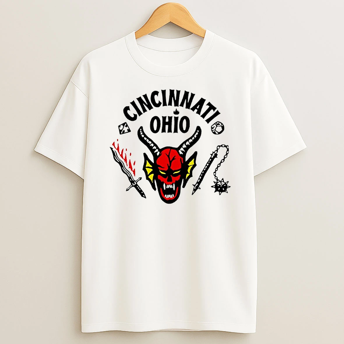 Cincinnati Ohio Hellfire Club Circle Tshirt Hoodie