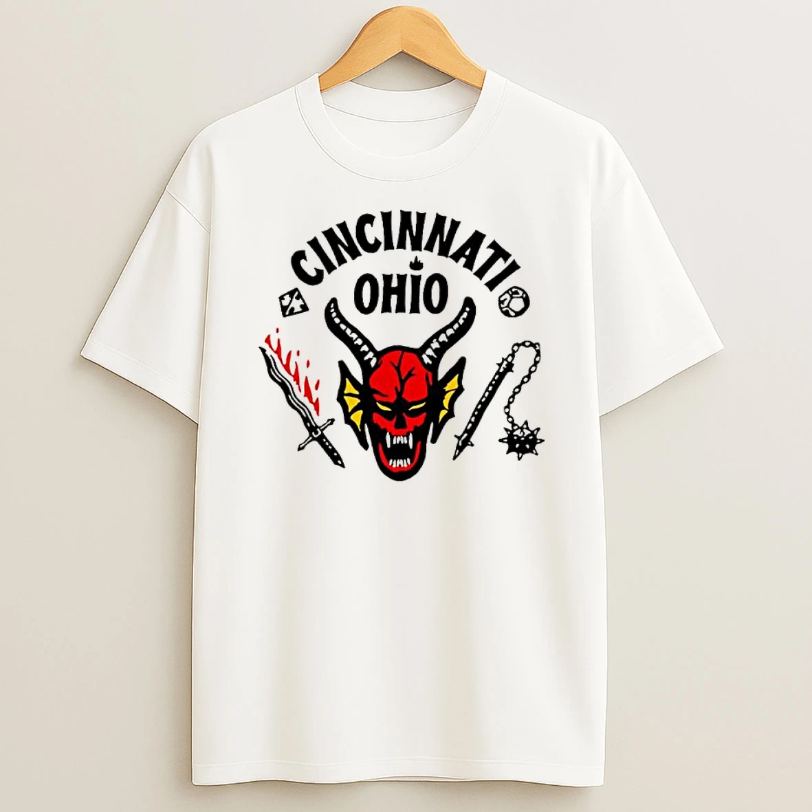 Cincinnati Ohio Stranger Things Hellfire Tshirt Hoodie