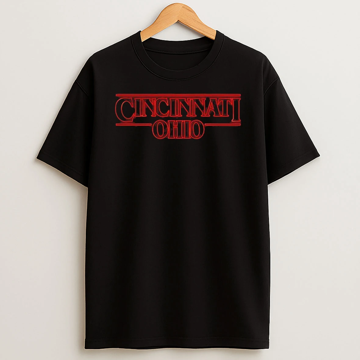 Cincinnati Ohio Stranger Things X Cincinnati Ohio Tshirt Hoodie