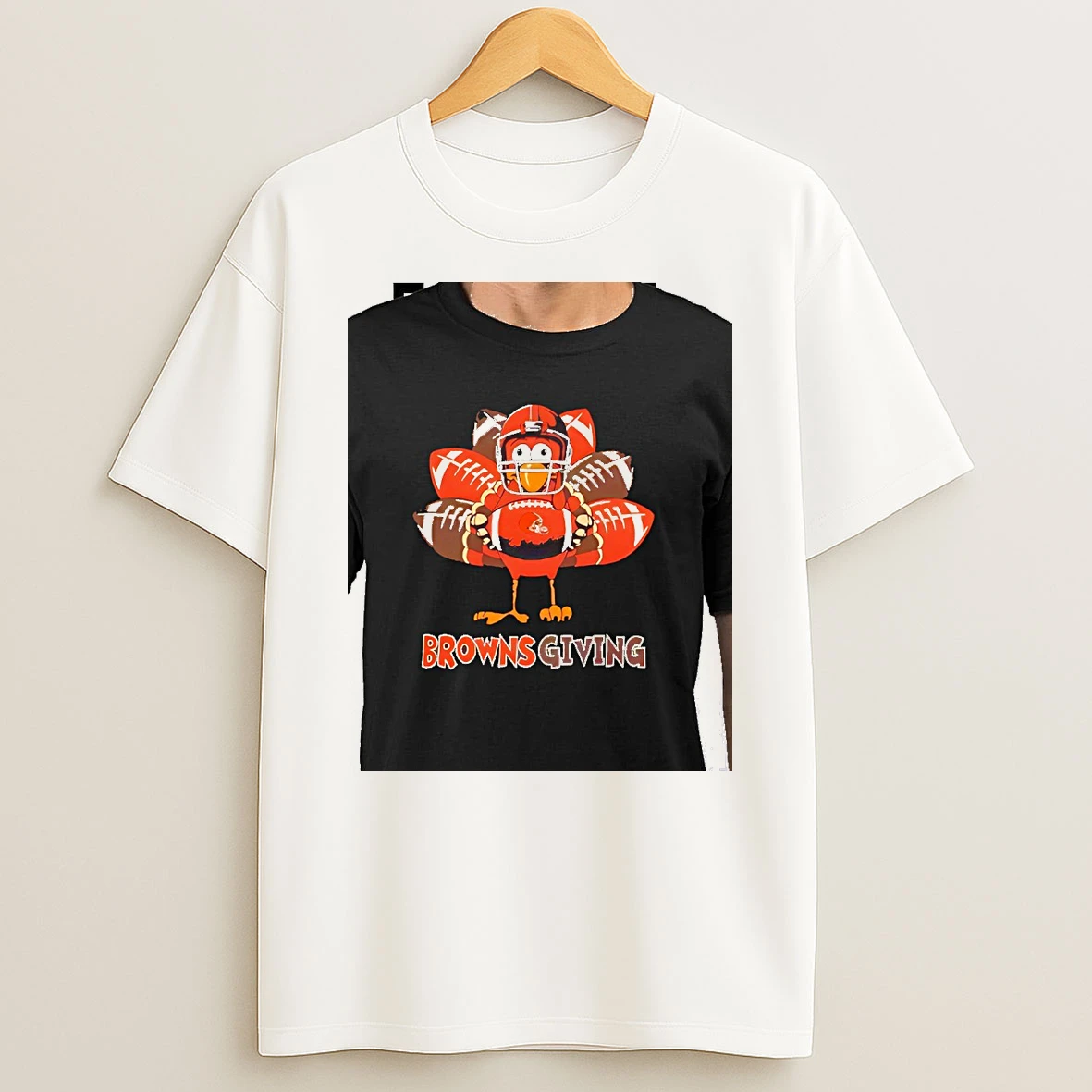 Cleveland Browns Thanksgiving Turkey Tshirt Hoodie